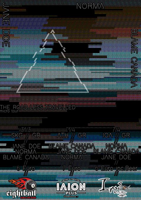 7/4/2017    Jane Doe, Blame Canada, Norma @ Irida, Ioannina